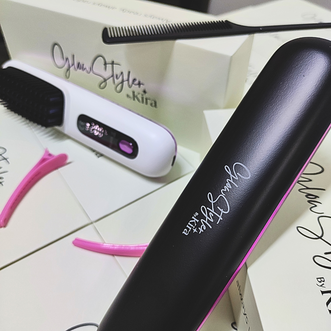 ✨ GlowStyler™ Inalámbrico— Transforma tu look en minutos. Llévalo contigo a todas partes. Luce un cabello perfecto donde sea  (Peine y 2 Pinzas de Regalo🎁)