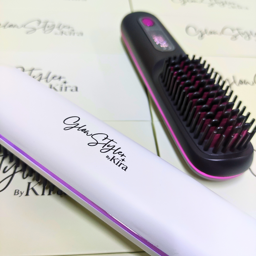 ✨NUEVO GlowStyler – El cepillo secador inalámbrico que transforma tu look en segundos + Peine y Pinzas de REGALO