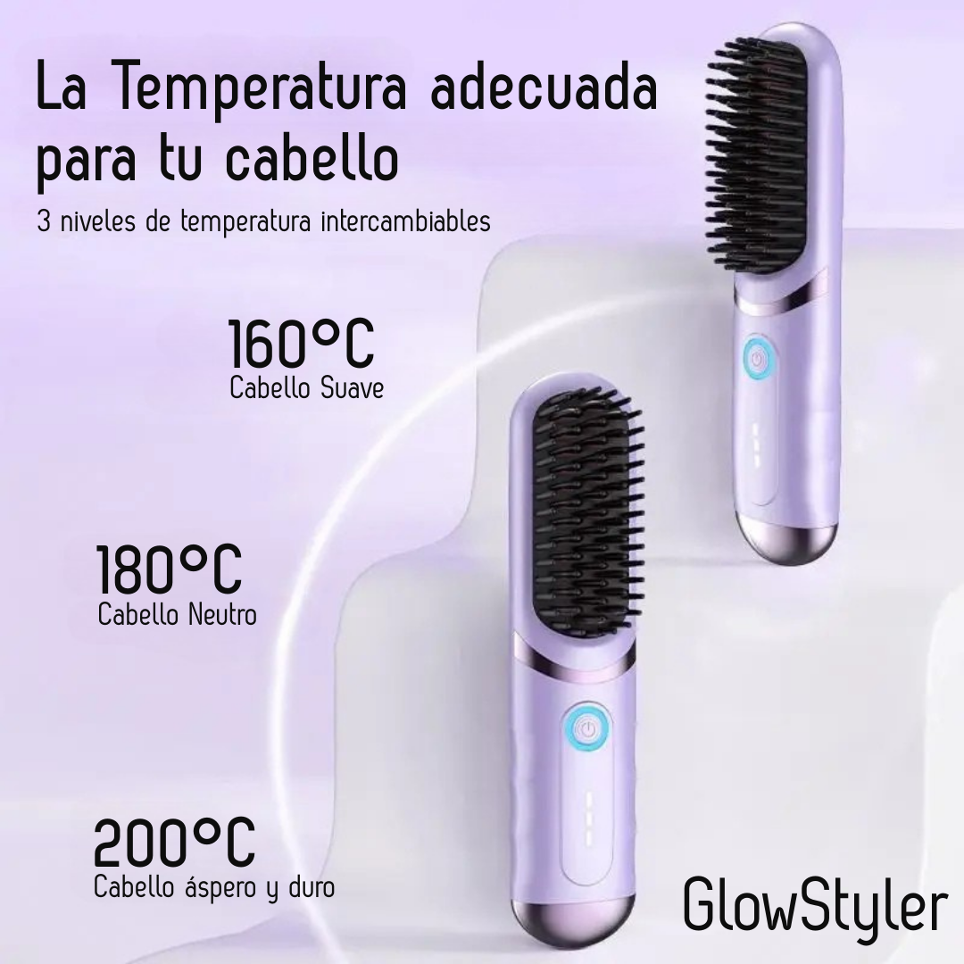 ✨ GlowStyler™ Inalámbrico— Transforma tu look en minutos. Llévalo contigo a todas partes. Luce un cabello perfecto donde sea  (Peine y 2 Pinzas de Regalo🎁)