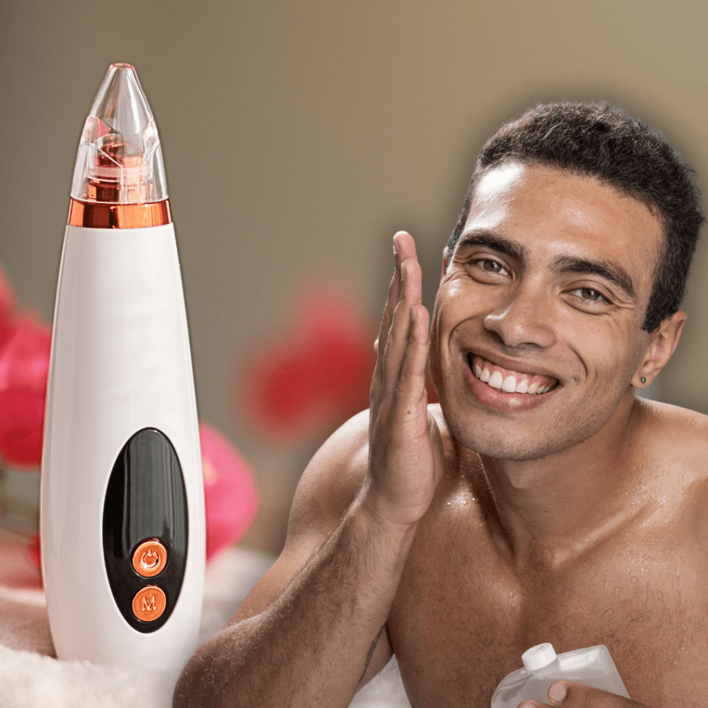 FacePurifier - Extractor De Puntos Negros Y Espinillas - Una Piel Más Limpia Sin Dolor + Ebook Con Rutina SkinCare Para Mantener Piel Sana de REGALO