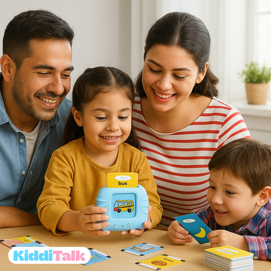 🧠 KiddiTalk – El Juguete Educativo Bilingüe que Estimula el Lenguaje y la Atención desde el Primer Año