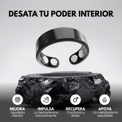 ⚫AlphaHero® – Anillo Ancestral Magnético - Desata tu Poder Interior