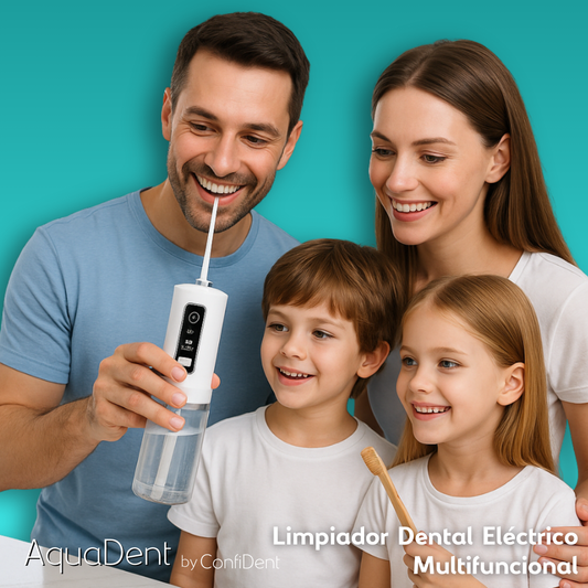 🦷NUEVO Aquadent PRO – Limpieza Bucal Profunda + Cepillo de Bambú De 20.000 Cerdas de Regalo