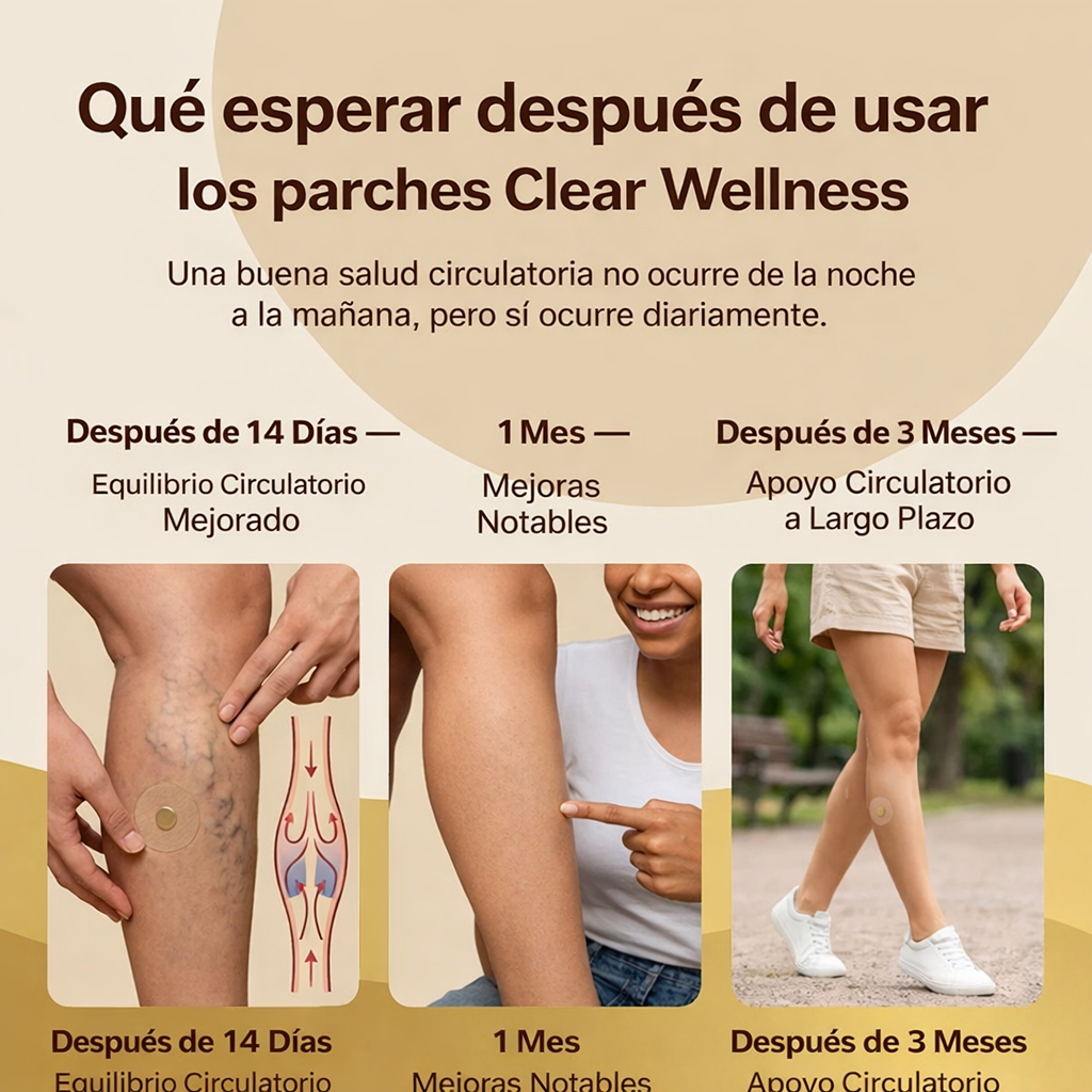 Clear Wellness - Parches Magnéticos de Acupresión para Bienestar, Descanso y Alivio Diario