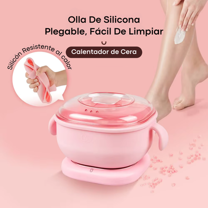 Olla De Silicona Para Depilación Plegable y Portátil