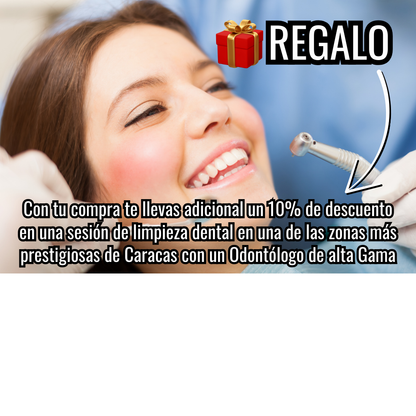 😁 AQUADENT - Irrigador Dental: Dientes limpios, saludables y blancos + 1 Cepillo Dental 20.000 Cerdas + 1 Cupón de 10% de descuento para limpieza dental de🎁REGALO