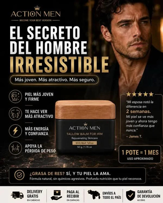 Action Men™ | Crema Facial Rejuvenecedora para Hombre