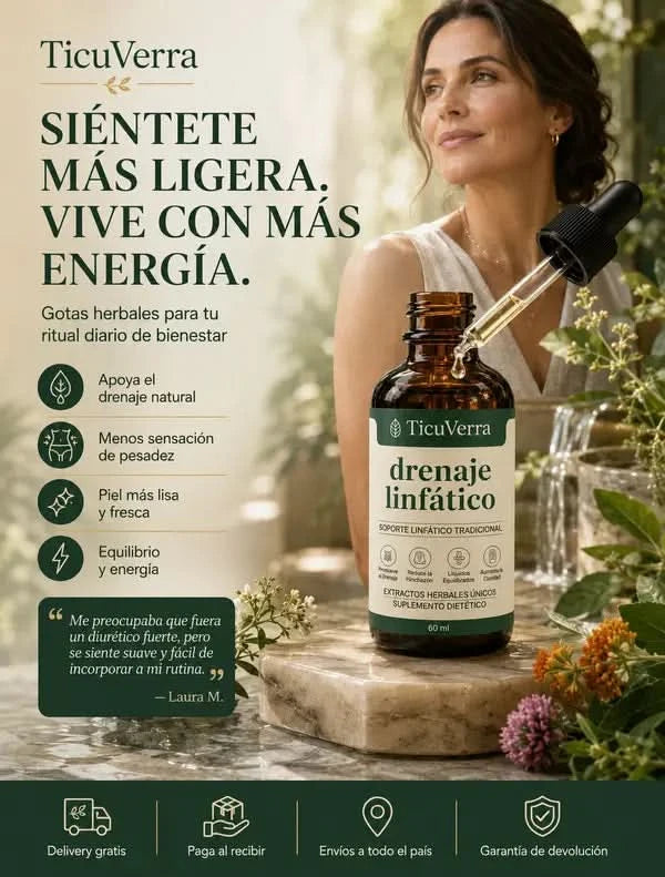 TicuVerra – Gotas Herbales para Ligereza y Bienestar Diario