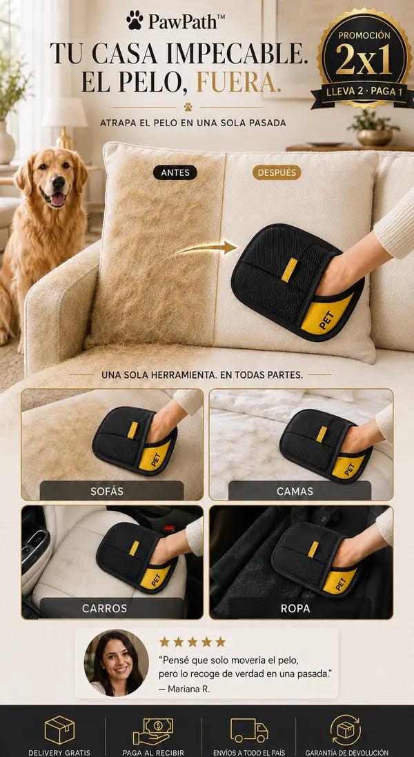 PawPath - Disfruta a tu mascota sin llenar todo de pelos