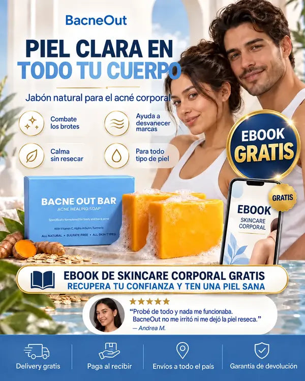 Tratamiento Natural para el Acné Corporal | Barra BacneOut™