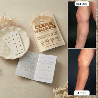 Clear Wellness - Parches Magnéticos de Acupresión para Bienestar, Descanso y Alivio Diario