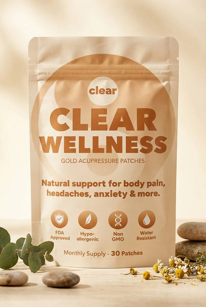 Clear Wellness - Parches Magnéticos de Acupresión para Bienestar, Descanso y Alivio Diario